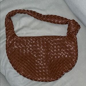 Brown Woven Women's Bag